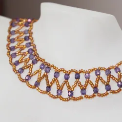 Necklace - Dentelle Nahimana - Necklace - Laiton bronze